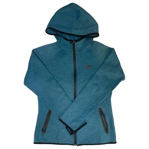 Nike | Women's Blue Hood Thumb Hole Sports Jacket | Size M